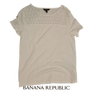 Banana Republic White Blouse